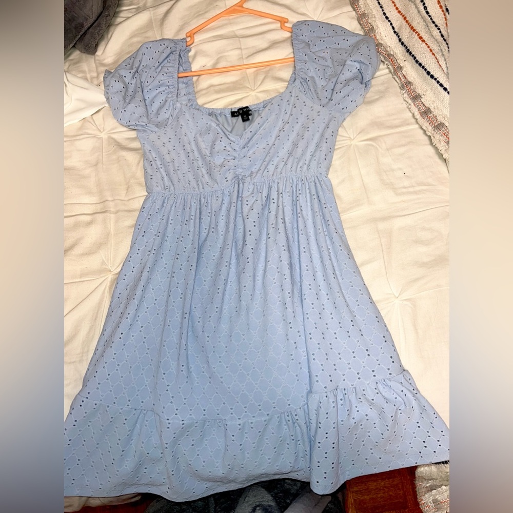 Blue dress